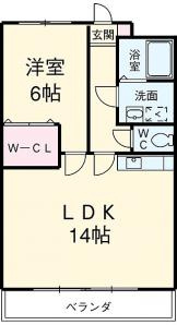 アスカビレッヂ203の間取り