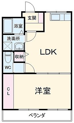 アスカビレッヂ103の間取り