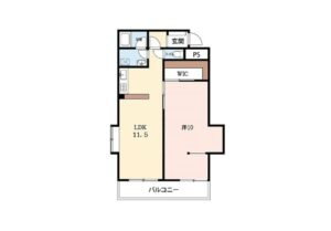 相生アパートメントの間取り