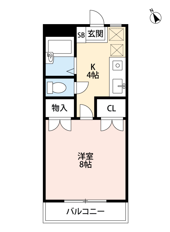フィオーレ昭和の間取り