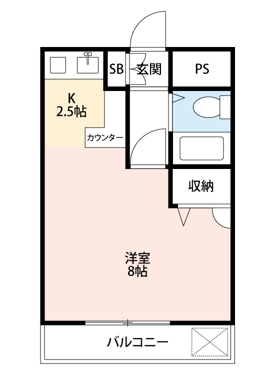 河野マンションの間取り