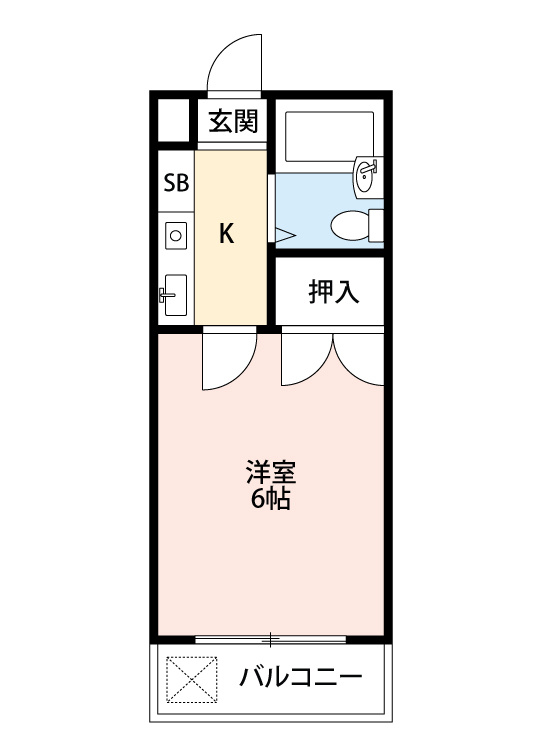 プログレス甲府の間取り
