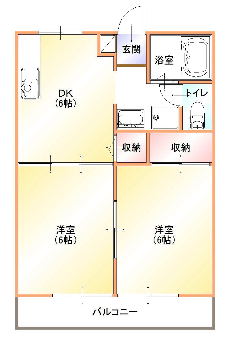 パナハイツグリーンの間取り
