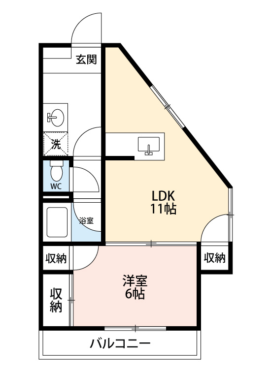 グローリオ国母の間取り