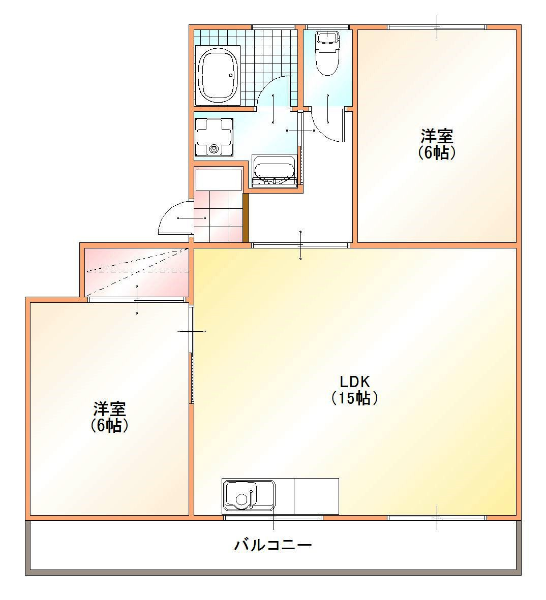 グローリオ西新居の間取り