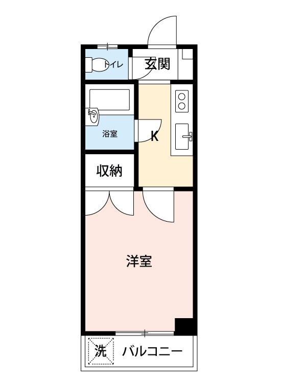 ラフォルテ美咲の間取り