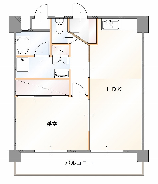 グローリオ美術館通りの間取り