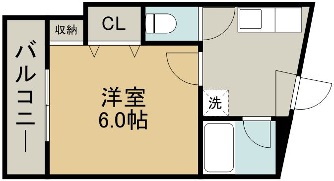 ヴィサージュ大江の間取り