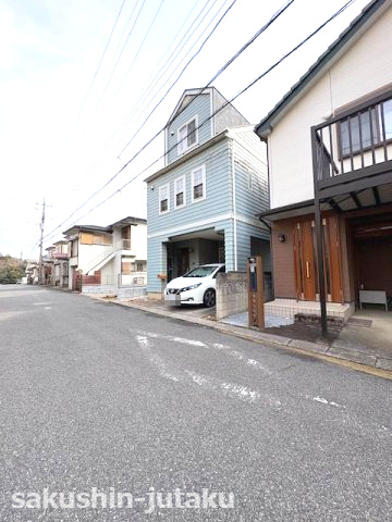大和田新田　中古戸建の外観|大和田新田　中古戸建　八千代中央駅徒歩9分　注文住宅仕様　オール電化　