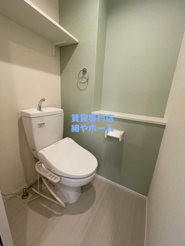 ハーモニーテラス安立Ⅱのトイレ|シンプルで使いやすいトイレです