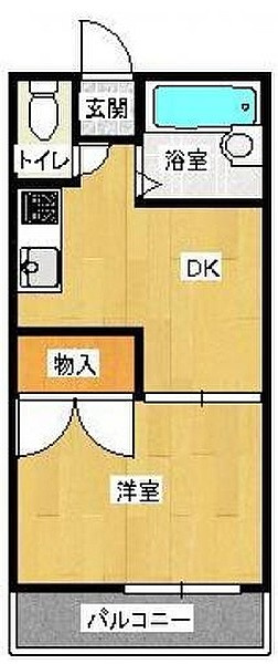 カーサ京町【10,000円キャッシュバック対象物件】の間取り