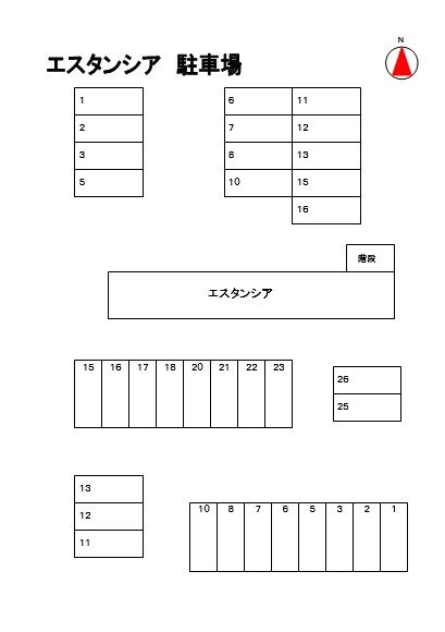 エスタンシアの区画図|エントランス写真