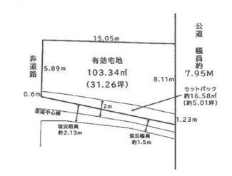 【土地図】 | 一乗寺里ノ前町　土地【建築条件無し・現況駐車場】