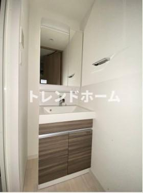 ファーストステージ江戸堀パークサイドの独立洗面台|選べる家電プランあり！！