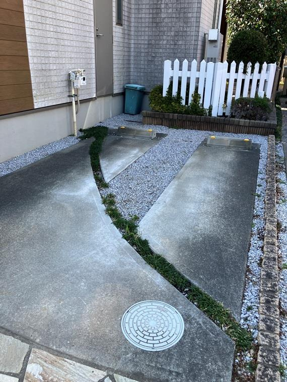 大泉学園町戸建の駐車場