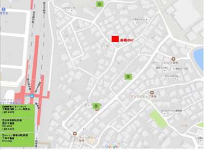 【地図】 | GrandticF香椎　★プライスホームならHPに全物件の初期費用掲載中です！★