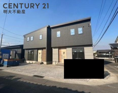 宮崎市村角３ーA　新築戸建の外観|【外観】
スタイリッシュな落ち着いた外観の邸宅！