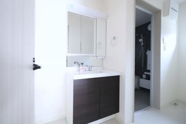 宮崎市村角３ーA　戸建の独立洗面台|【洗面台】
洗面台は嬉しいシャンプードレッサー！（同仕様写真）