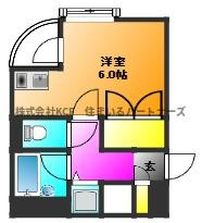αNEXT久留米第一の間取り