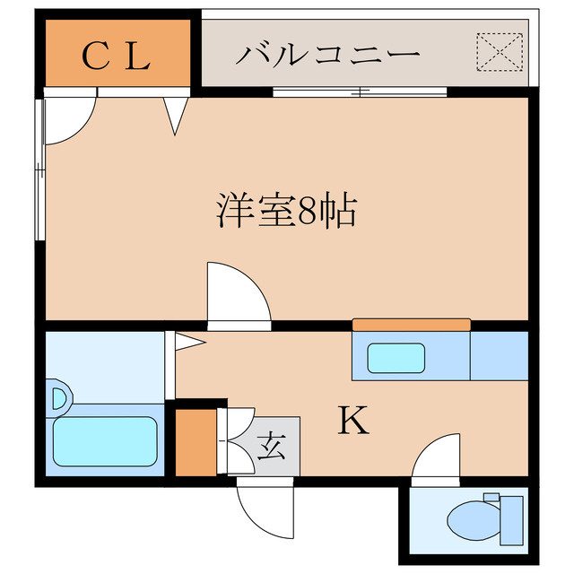 エスポワール華の間取り