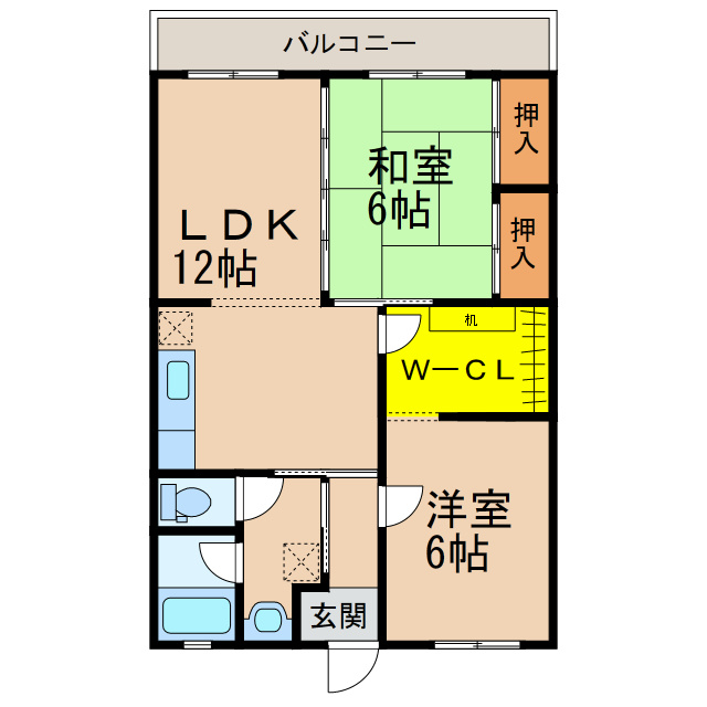 メゾンロイヤルチェリーの間取り