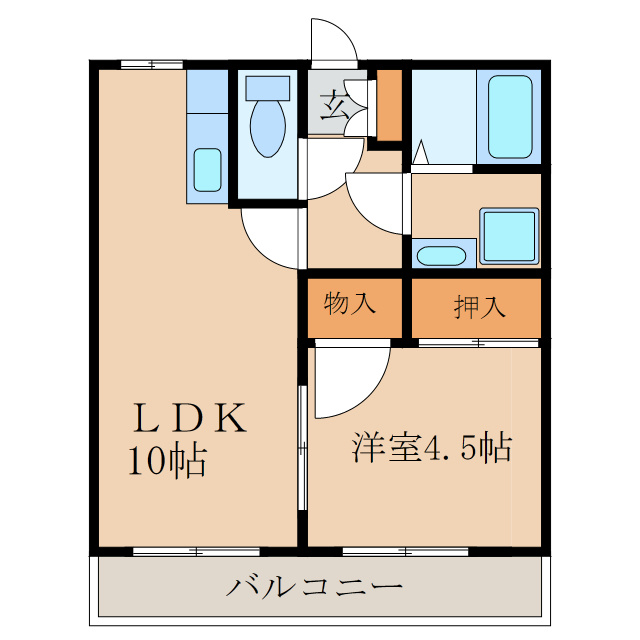 グランヒル小川の間取り