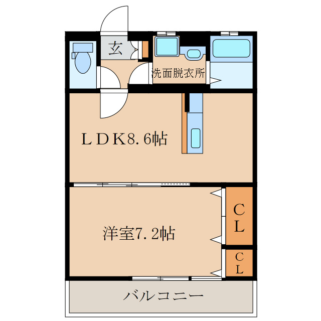Ｐｉａ Ｂｅｌｌｉｓの間取り