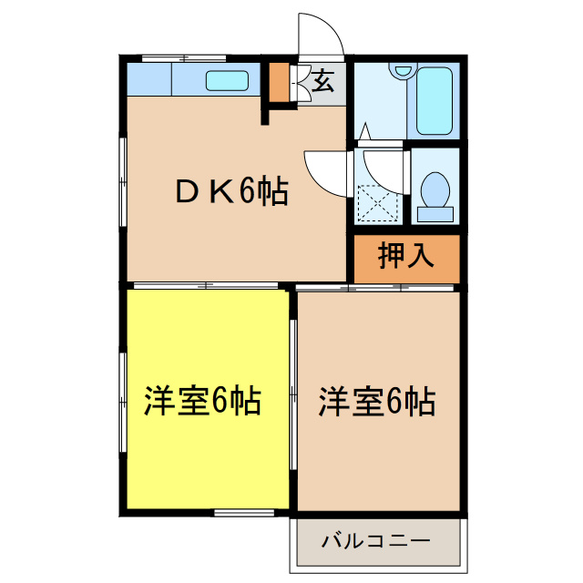 リベラル春日の間取り