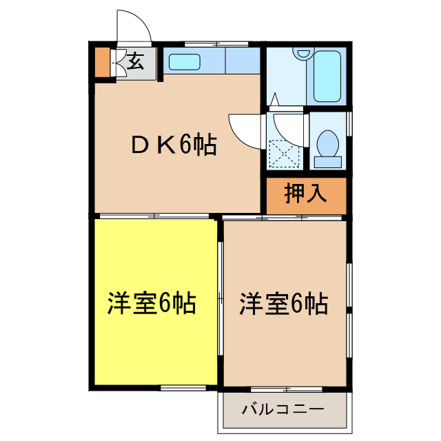 リベラル春日の間取り