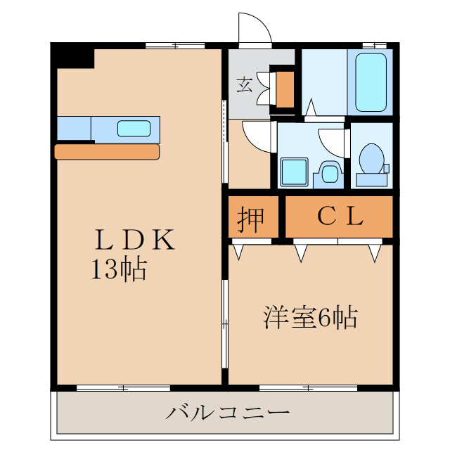 エスポアール樹の間取り