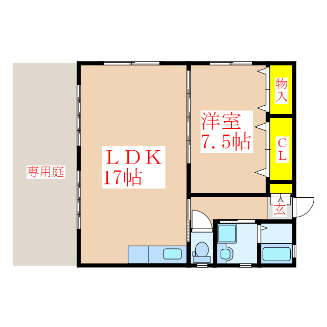 リーブしんこうの間取り