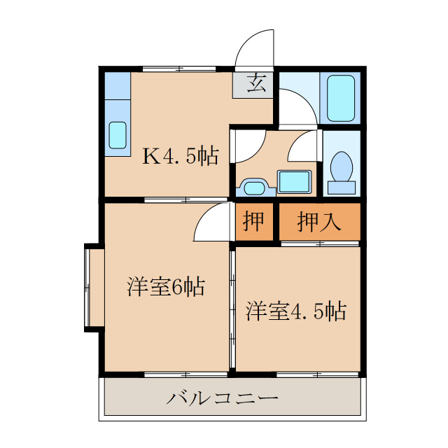 スカイマンションの間取り