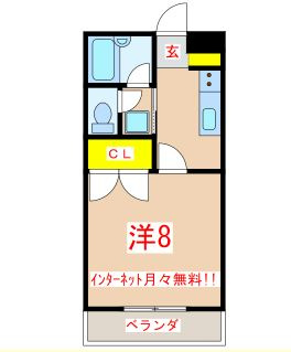 ゴールデンハイツ田上の間取り