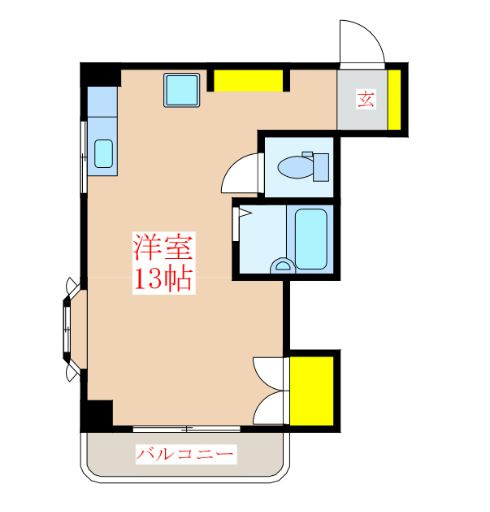 コーポフレスコの間取り