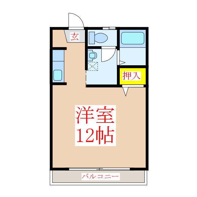 クレフォートの間取り