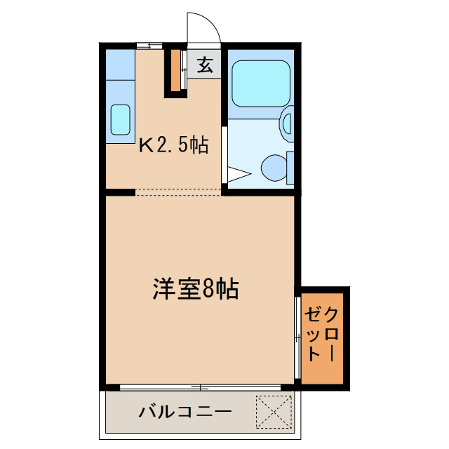 メゾン白水の間取り