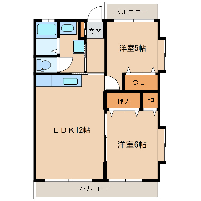 エスポアール樹の間取り
