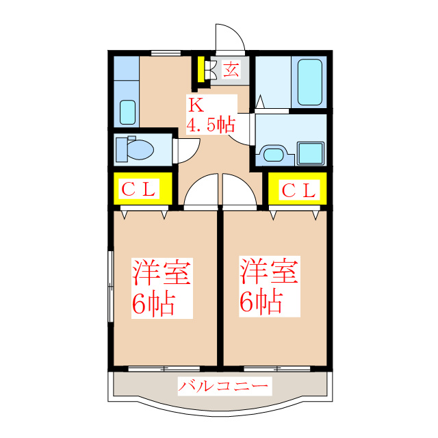 Southern Windの間取り