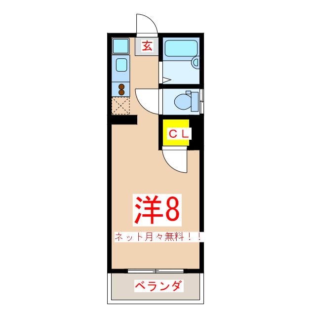 FLEX-STAYの間取り