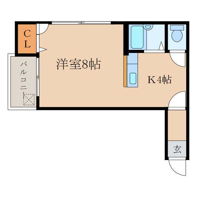 エスポワール華の間取り