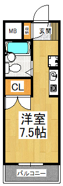 【間取り】 | 東光荘Ⅰ