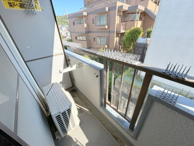 生駒イーストハイツのバルコニー