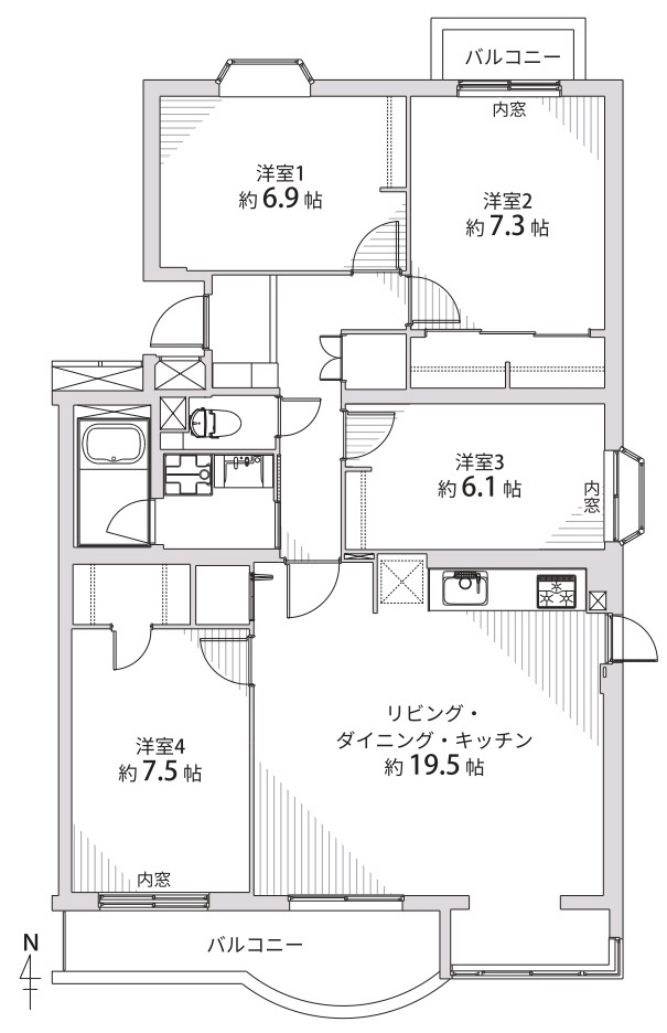 【仲介手数料無料／熱田区】神宮東パークハイツ５号棟のその他