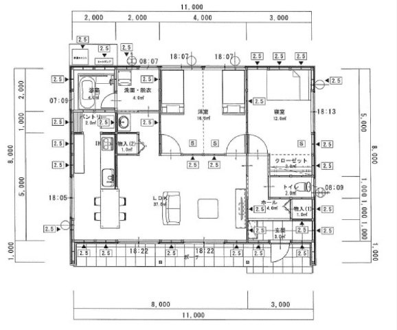 【間取り】 | 都城市蔵原町 3,650万円 3LDK
