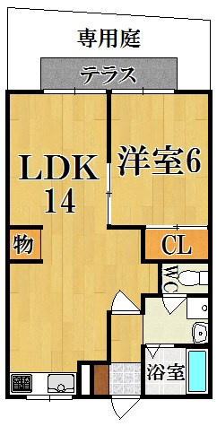 アミティパレスⅡの間取り