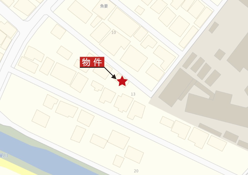 鈴鹿市寺家4丁目の地図|詳細Map