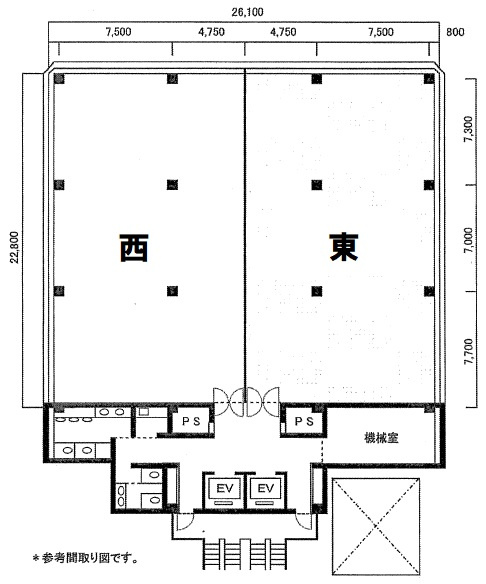 大宮中央ビルティングの間取り