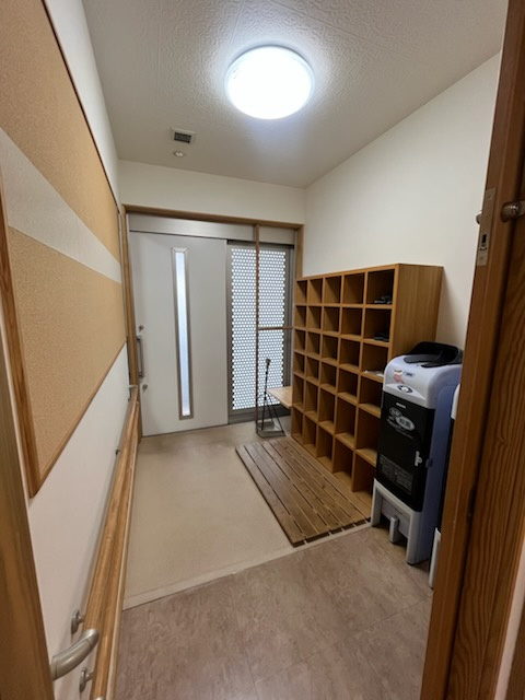 遠藤様店舗の玄関