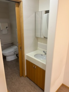 遠藤様店舗の洗面所