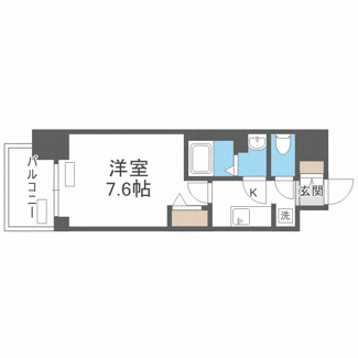 【間取り】 | プレサンス難波フィールド